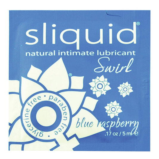 Sliquid Swirl Foil Packet-Blue Raspberry .17oz Sliquid Swirl Foil Packet-Blue Raspberry .17oz - UABDSM