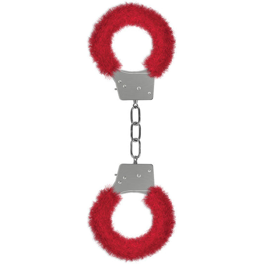 Beginners Furry Handcuffs - Red Beginners Furry Handcuffs - Red - UABDSM