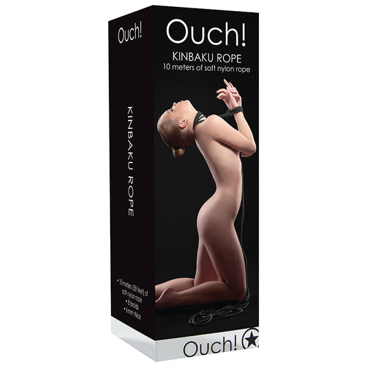 Ouch! Kinbaku Rope-Black 10m Ouch! Kinbaku Rope-Black 10m - UABDSM