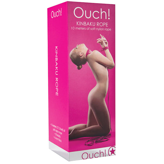 Ouch! Kinbaku Rope-Pink 10m Ouch! Kinbaku Rope-Pink 10m - UABDSM