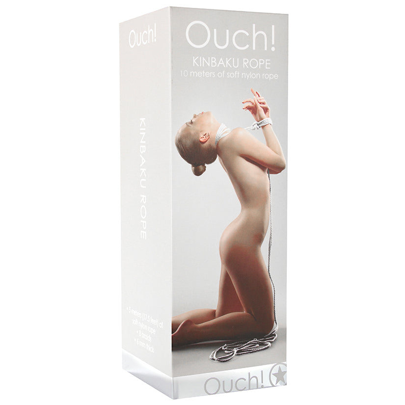 Ouch! Kinbaku Rope-White 10m - UABDSM