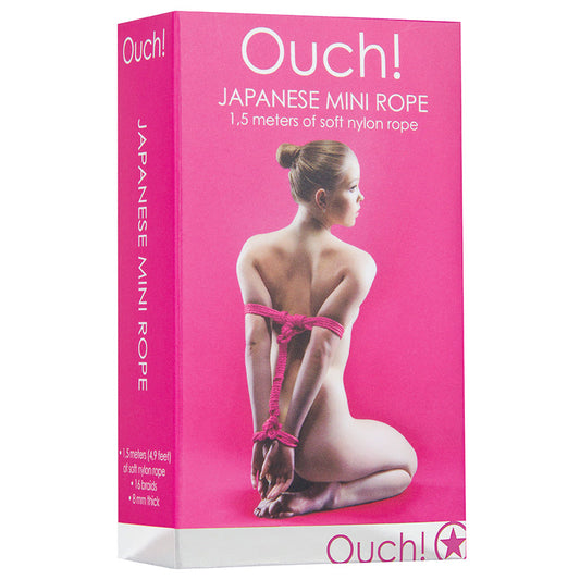 Ouch! Japanese Mini Rope-Pink Ouch! Japanese Mini Rope-Pink - UABDSM