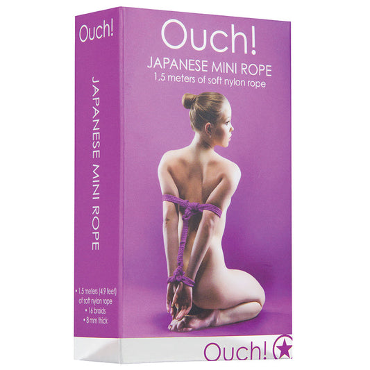 Ouch! Japanese Mini Rope-Purple Ouch! Japanese Mini Rope-Purple - UABDSM