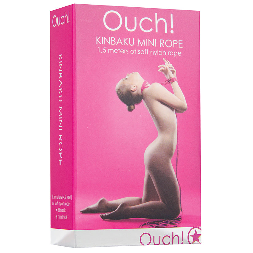 Ouch! Kinbaku Mini Rope-Pink - UABDSM