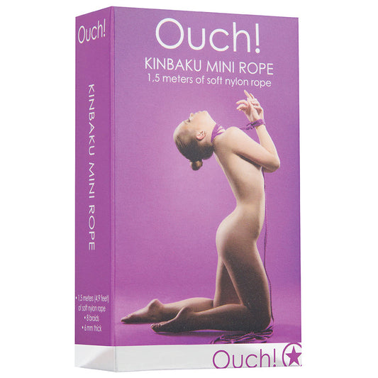 Ouch! Kinbaku Mini Rope-Purple Ouch! Kinbaku Mini Rope-Purple - UABDSM