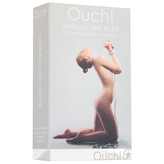 Ouch! Kinbaku Mini Rope-White Ouch! Kinbaku Mini Rope-White - UABDSM