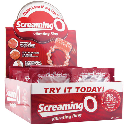 The Screaming O Vibrating Ring - 24 Count P.O.P. Box Display The Screaming O Vibrating Ring - 24 Count P.O.P. Box Display - UABDSM