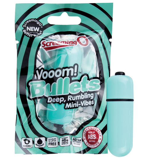 Vooom Bullets Mini-Vibes - Each - Kiwi-Mint Vooom Bullets Mini-Vibes - Each - Kiwi-Mint - UABDSM