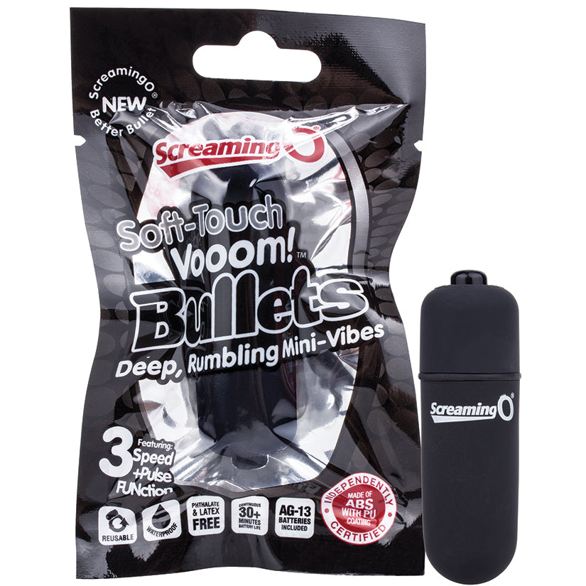 Soft-Touch Vooom! Bullets - Black - UABDSM