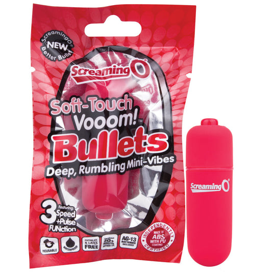 Soft-Touch Vooom! Bullets - Red Soft-Touch Vooom! Bullets - Red - UABDSM
