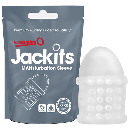 Jackits Mansturbation Sleeve - Each - Clear Jackits Mansturbation Sleeve - Each - Clear - UABDSM