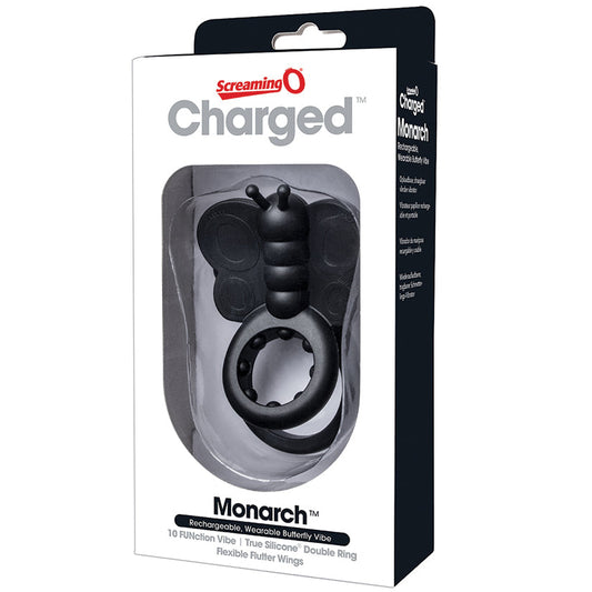 Charged Monarch Wearable Butterfly Vibe - Black Charged Monarch Wearable Butterfly Vibe - Black - UABDSM