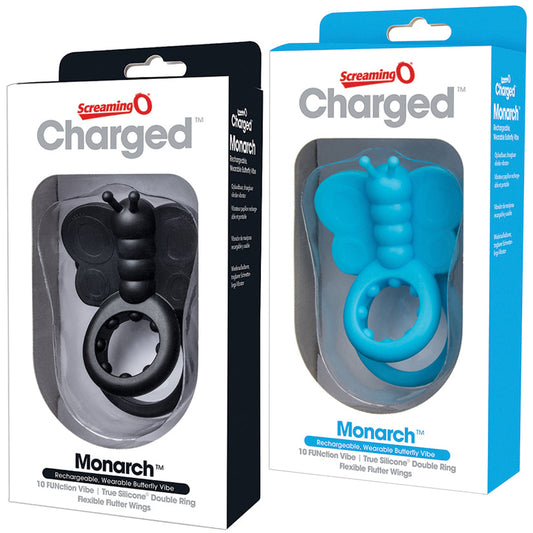 Charged Monarch Wearable Butterfly Vibe - 6 Count Box - Assorted Charged Monarch Wearable Butterfly Vibe - 6 Count Box - Assorted - UABDSM