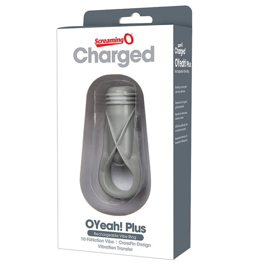 Charged O Yeah! Plus Ring - Grey Charged O Yeah! Plus Ring - Grey - UABDSM