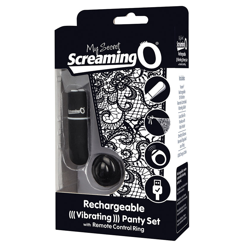 My Secret Charged Remote Control Panty Vibe - Black - UABDSM