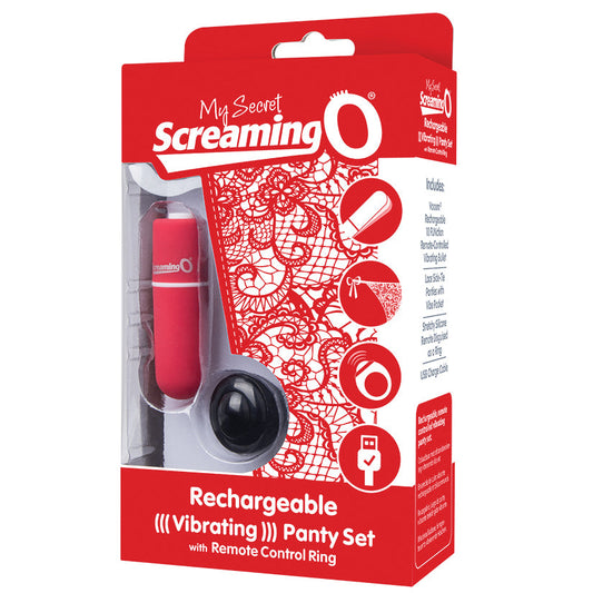 My Secret Charged Remote Control Panty Vibe - Red My Secret Charged Remote Control Panty Vibe - Red - UABDSM