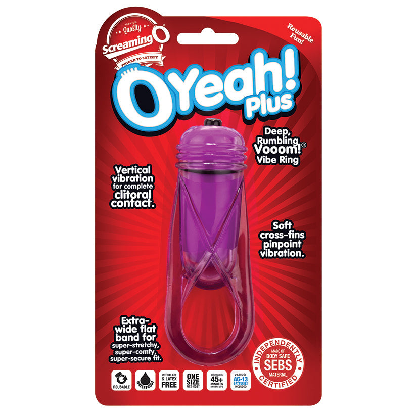 O Yeah! Plus Ring - Purple - UABDSM
