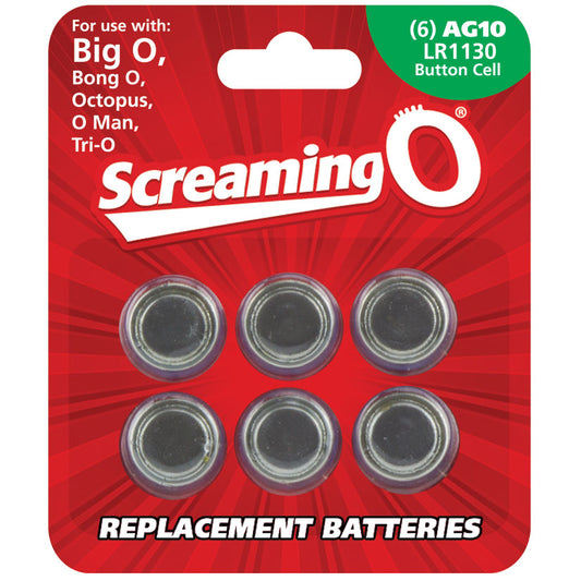 Screaming O Batteries LR1130-Cell (6 Pack) Screaming O Batteries LR1130-Cell (6 Pack) - UABDSM