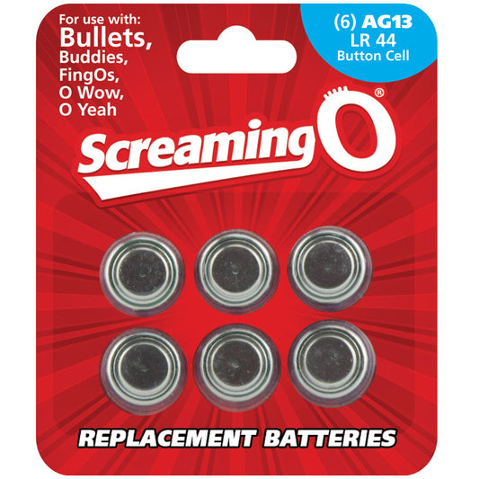 Screaming O Batteries LR44-Cell (6 Pack) Screaming O Batteries LR44-Cell (6 Pack) - UABDSM