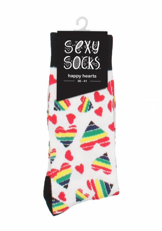 Sexy Socks - Happy Hearts Sexy Socks - Happy Hearts - UABDSM