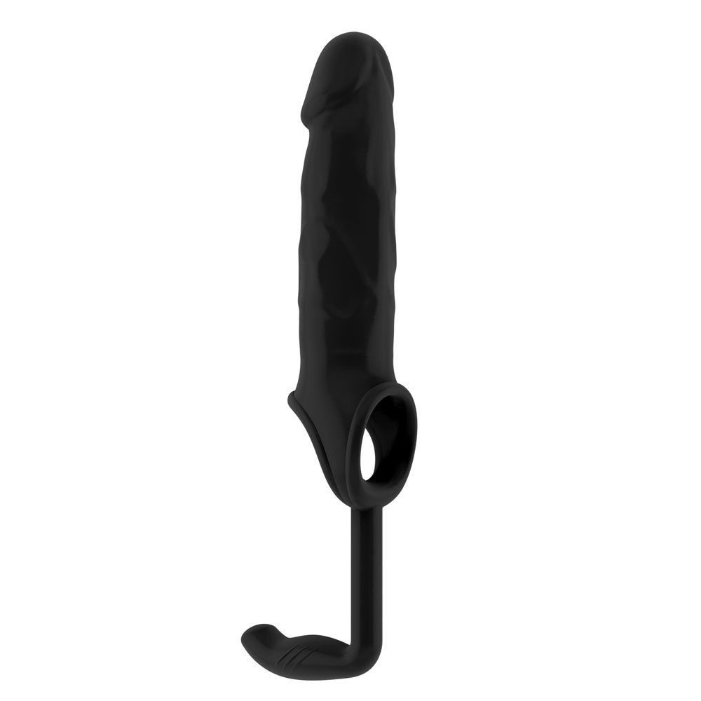 Sono No.19 Dong Extension And Butt Plug Black - UABDSM