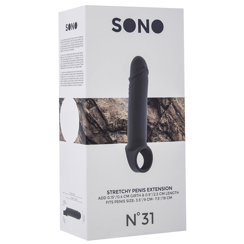 Sono No.31 Stretchy Penis Extension-Grey - UABDSM