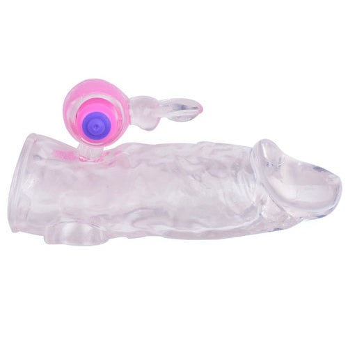 Clear Rabbit Vibrating Penis Extender Clear Rabbit Vibrating Penis Extender - UABDSM