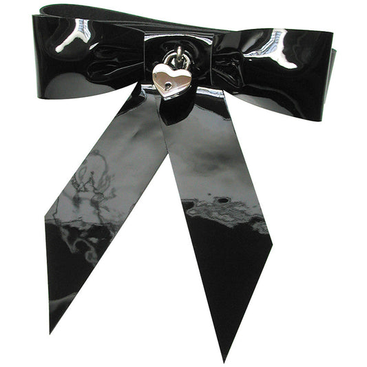 Patent Leather Bow Wrist Restraint Black Patent Leather Bow Wrist Restraint Black - UABDSM