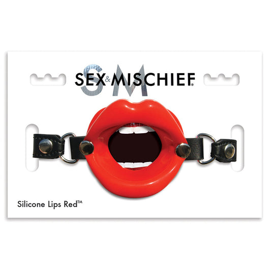 Sex and Mischief Silicone Lips - Red Sex and Mischief Silicone Lips - Red - UABDSM