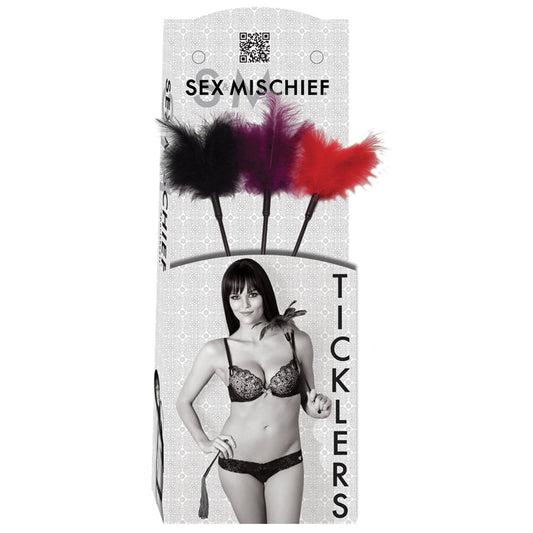 S&M Feather Ticklers-Assorted Display of 18 S&M Feather Ticklers-Assorted Display of 18 - UABDSM