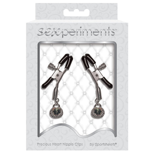 Sexperiments Nipple Clips-Precious Heart Sexperiments Nipple Clips-Precious Heart - UABDSM