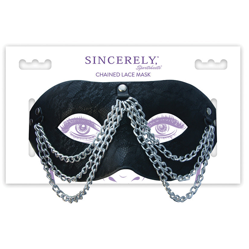 Sincerely Chained Lace Mask - UABDSM