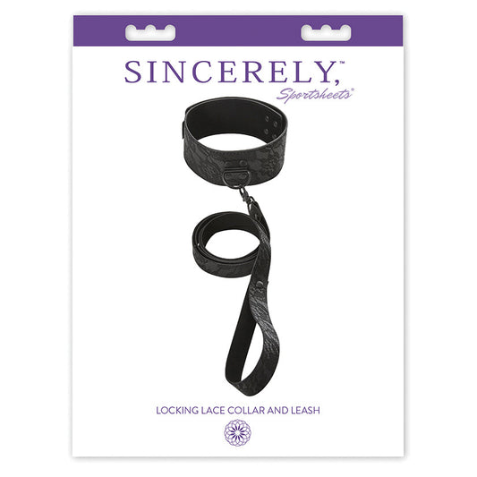 Sincerely Locking Lace Collar and Leash Sincerely Locking Lace Collar and Leash - UABDSM