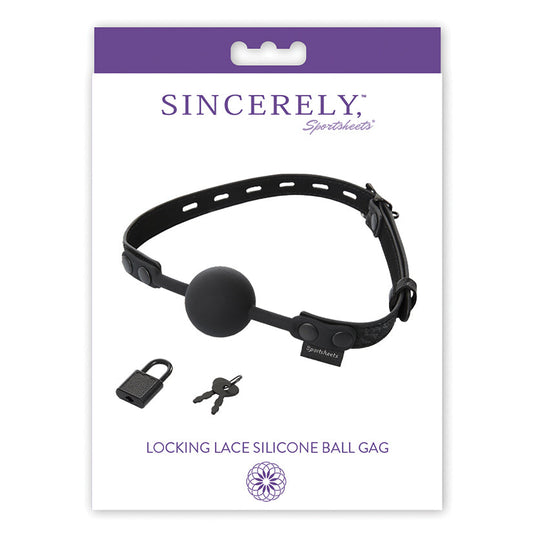 Sincerely Locking Lace Ball Gag Sincerely Locking Lace Ball Gag - UABDSM