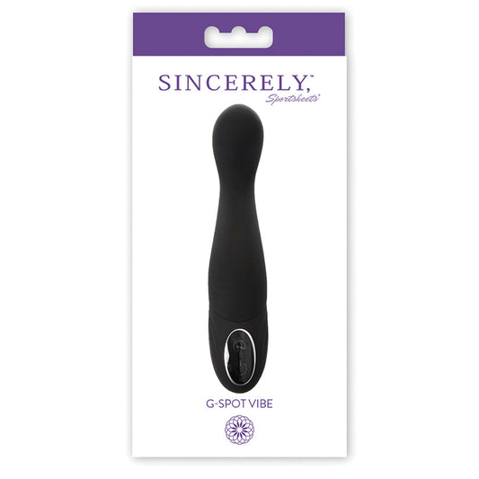 Sincerely G-Spot Vibe - Black Sincerely G-Spot Vibe - Black - UABDSM