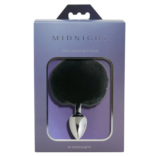 Sincerely Metal Bunny Butt Plug - Black Sincerely Metal Bunny Butt Plug - Black - UABDSM