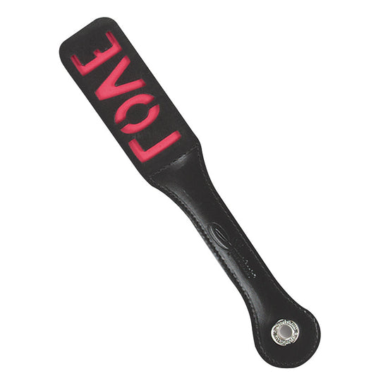 12 Inch Leather Impression Paddle - Love 12 Inch Leather Impression Paddle - Love - UABDSM