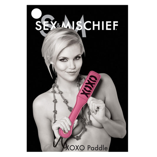 Sex and Mischief Xoxo Paddle - Pink Sex and Mischief Xoxo Paddle - Pink - UABDSM