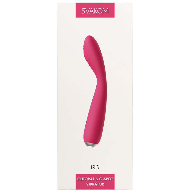 Svakom Iris Clit & G-Spot Vive-Plum Red - UABDSM