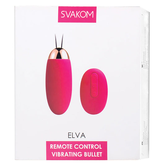 Svakom Elva Vibrating Bullet-Plum Red Svakom Elva Vibrating Bullet-Plum Red - UABDSM