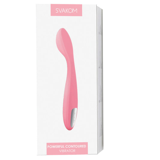 Svakom Keri Contoured Vibrator-Pale Pink Svakom Keri Contoured Vibrator-Pale Pink - UABDSM