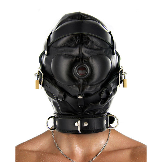 Strict Leather Sensory Deprivation Hood- ML Strict Leather Sensory Deprivation Hood- ML - UABDSM