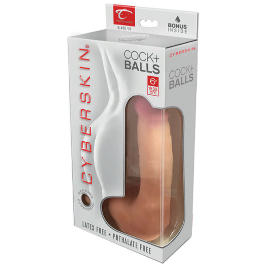 Cyberskin Cyber Cock With Balls - Light Cyberskin Cyber Cock With Balls - Light - UABDSM