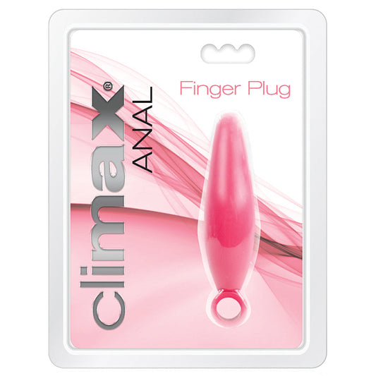 Climax Anal Finger Plug-Deep Pink Climax Anal Finger Plug-Deep Pink - UABDSM