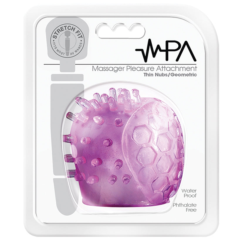 Massager Pleasure Attachment-Thin Nubs/Geometric - UABDSM