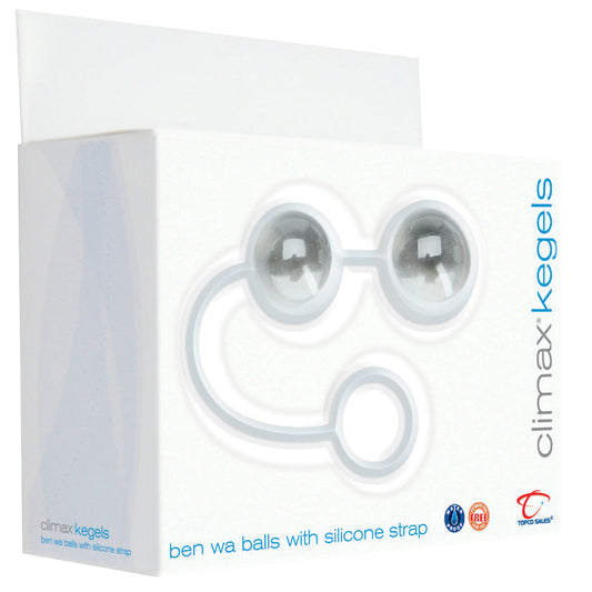 Climax Kegels Ben Wa Balls With Silicone Strap Climax Kegels Ben Wa Balls With Silicone Strap - UABDSM