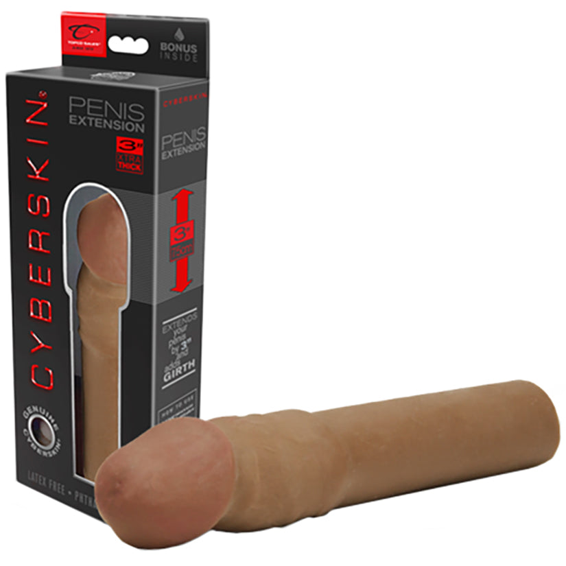 Cyberskin Transformer Penis Extension-Cinnamon 3 - UABDSM