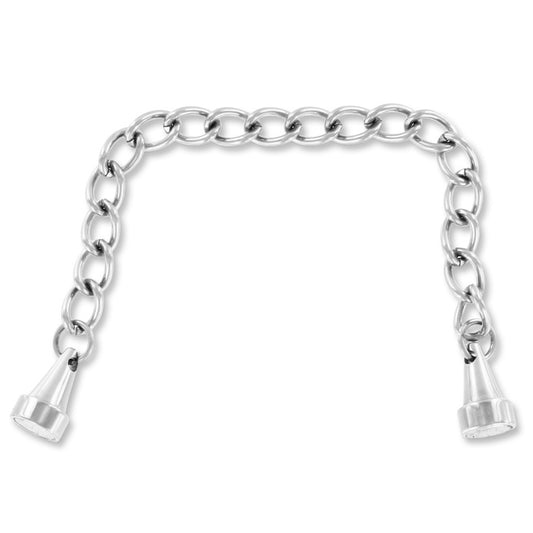 Brushed Steel Mini Magnetic Nipple Pincher x1 - UABDSM