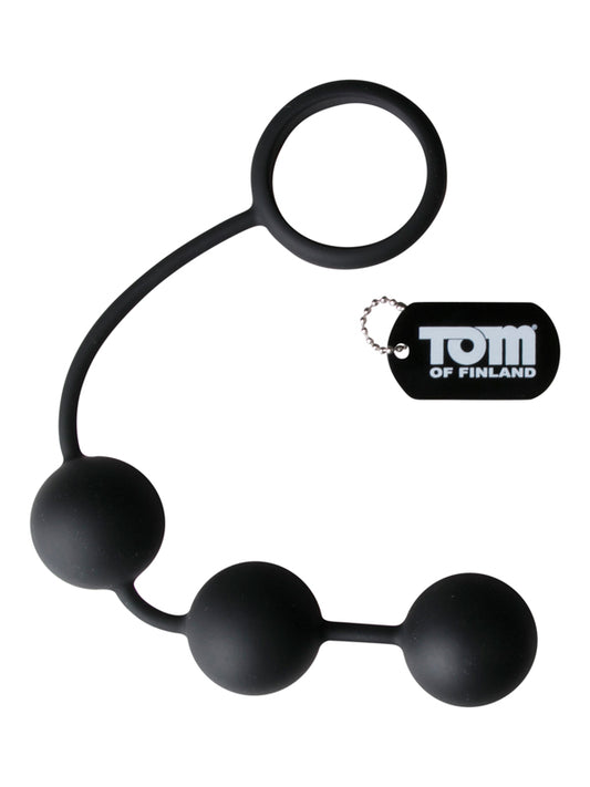 Tom Of Finland Silicone Cock Ring With 3 Weighted Balls Tom Of Finland Silicone Cock Ring With 3 Weighted Balls - UABDSM