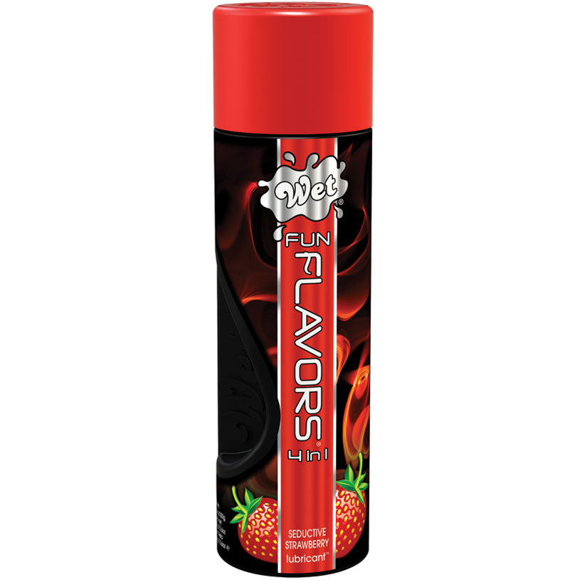 Wet Fun Flavors 4-in-1 Seductive Strawberry 10oz - UABDSM